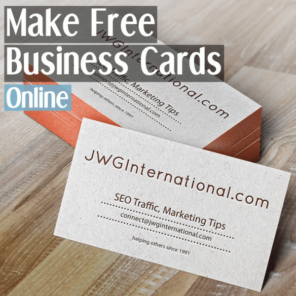 Make Free Business Cards Online